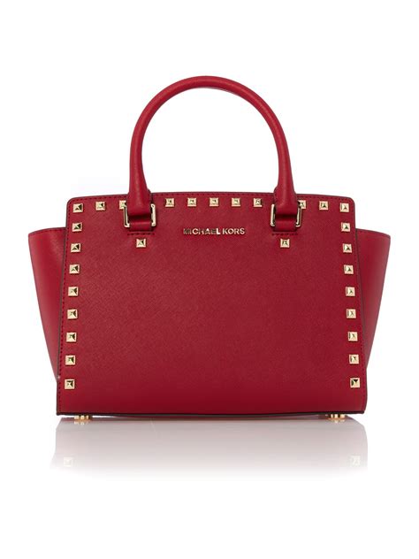 michael kors bag red|michael kors purse color chart.